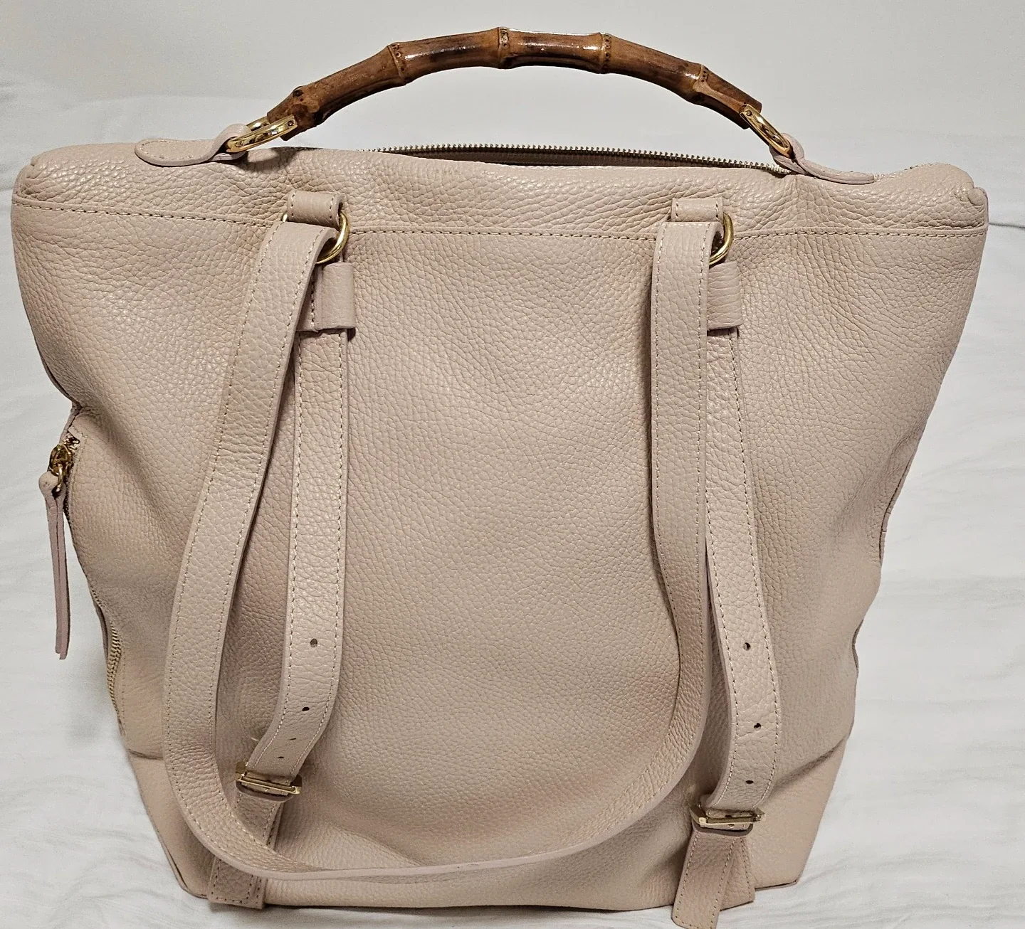 Mark And Graham Elisabetta Pebbled Leather Backpack image indicator(4)