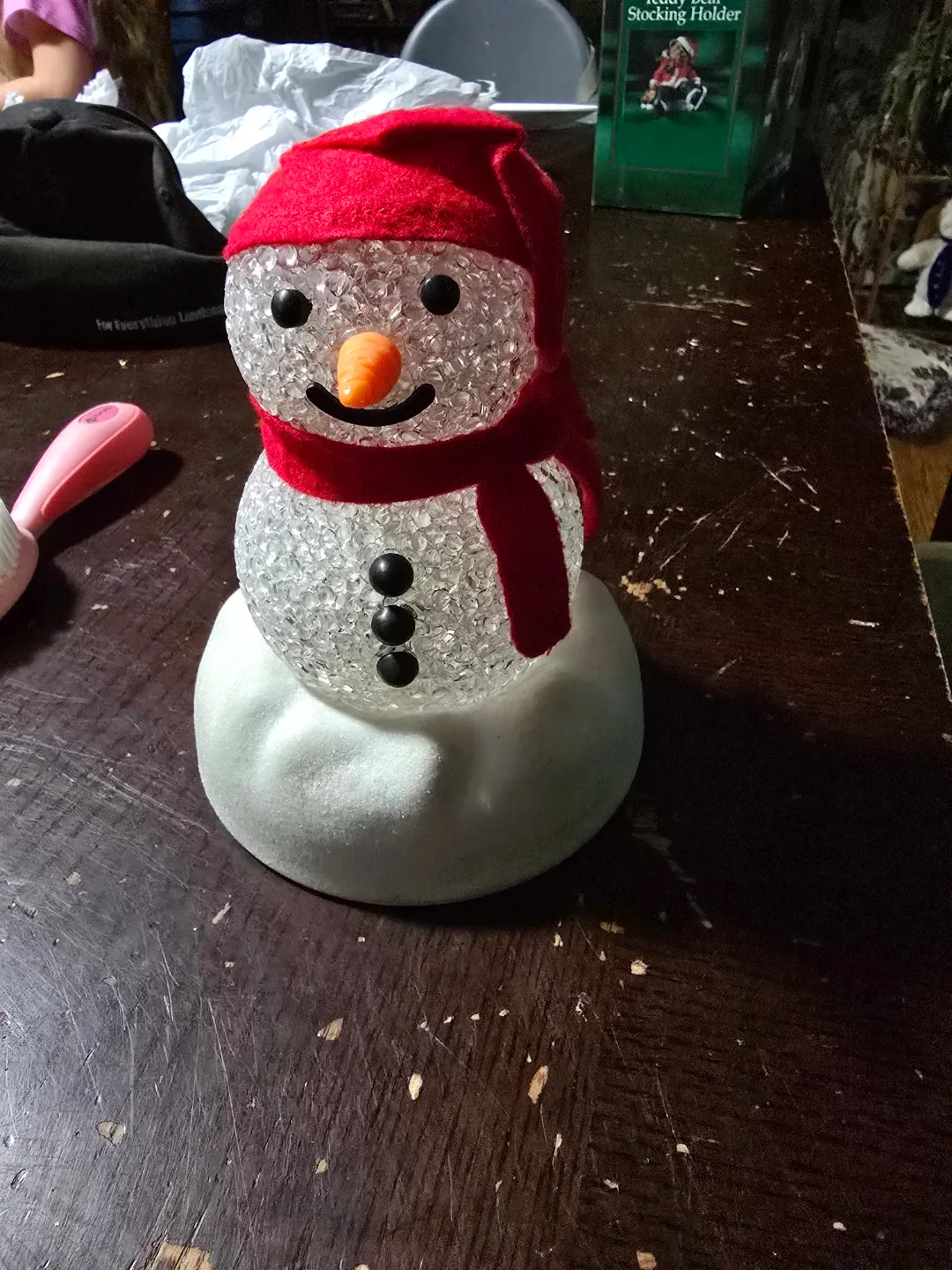 Avon Little Chilly Light-Up Snow Kid Christmas Decoration