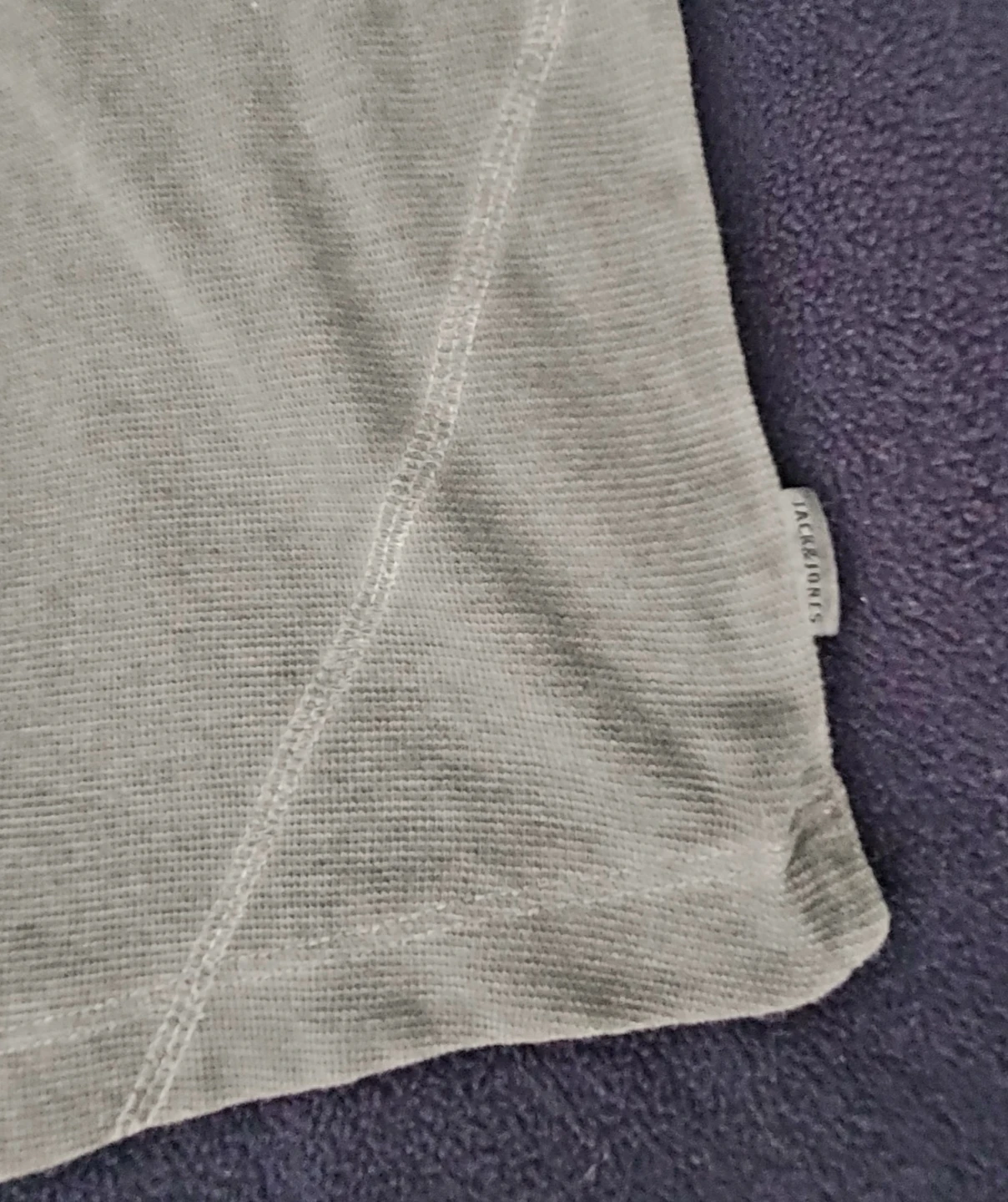 Jack & Jones Grey T-Shirt with Zipper Pocket - photo 4