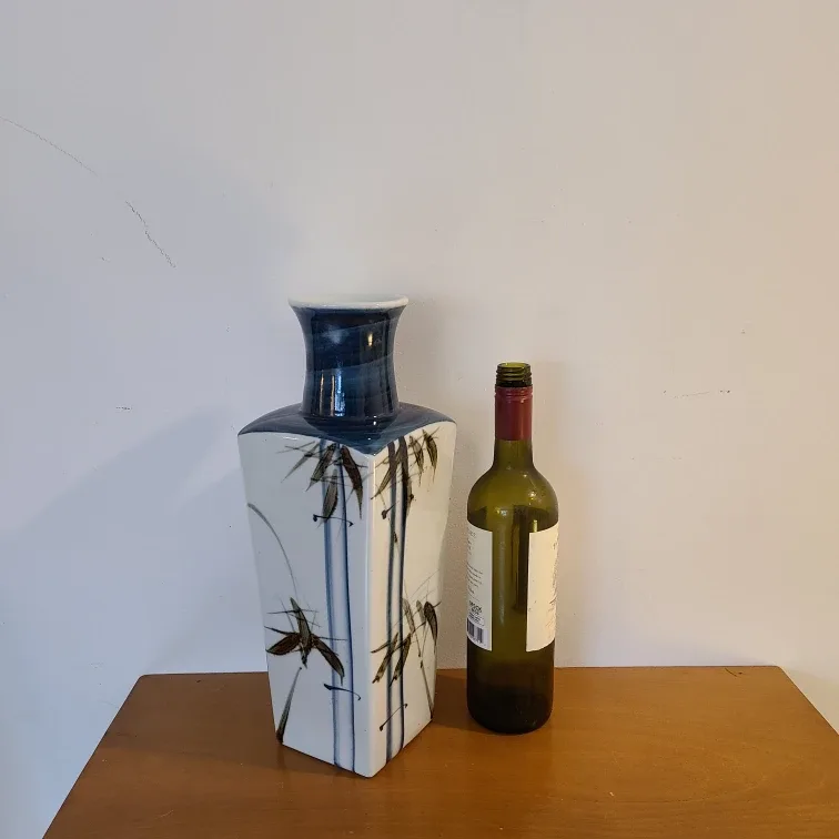 Decorative Blue & White Vase for $5!