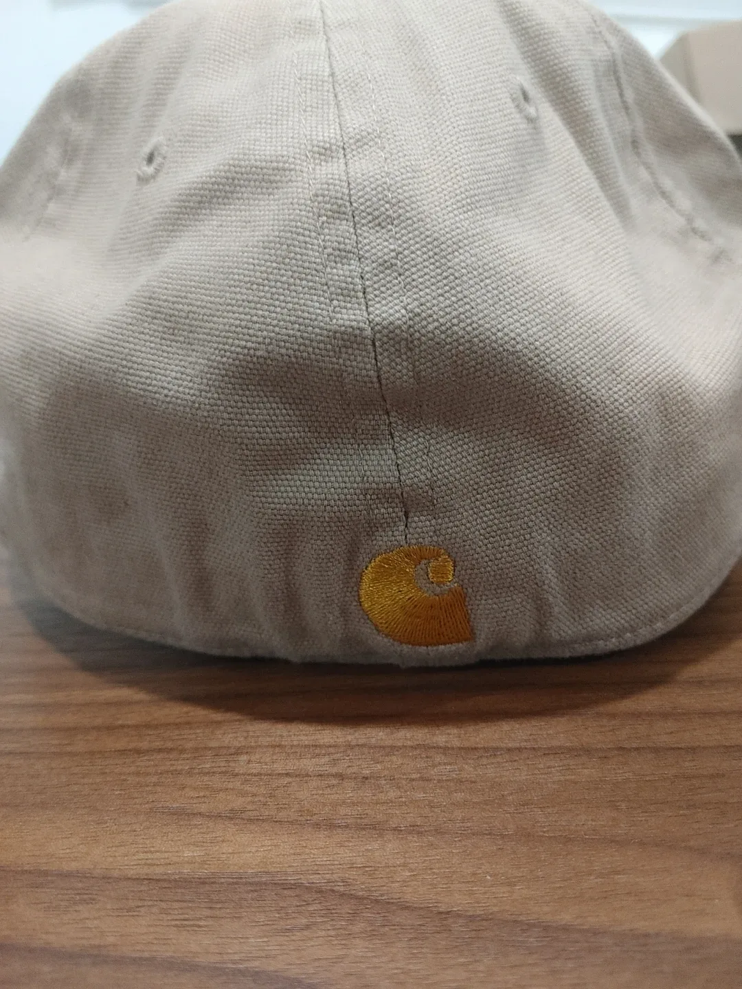 🧡BRAND NEW FITTED L/XL MENS CARHARTT TAN CAP image indicator(5)