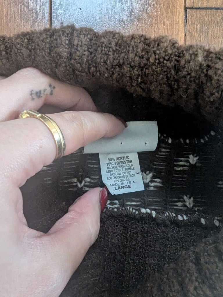NEUTRAL SNOWFLAKE VINTAGE TURTLENECK SWEATER - photo 3