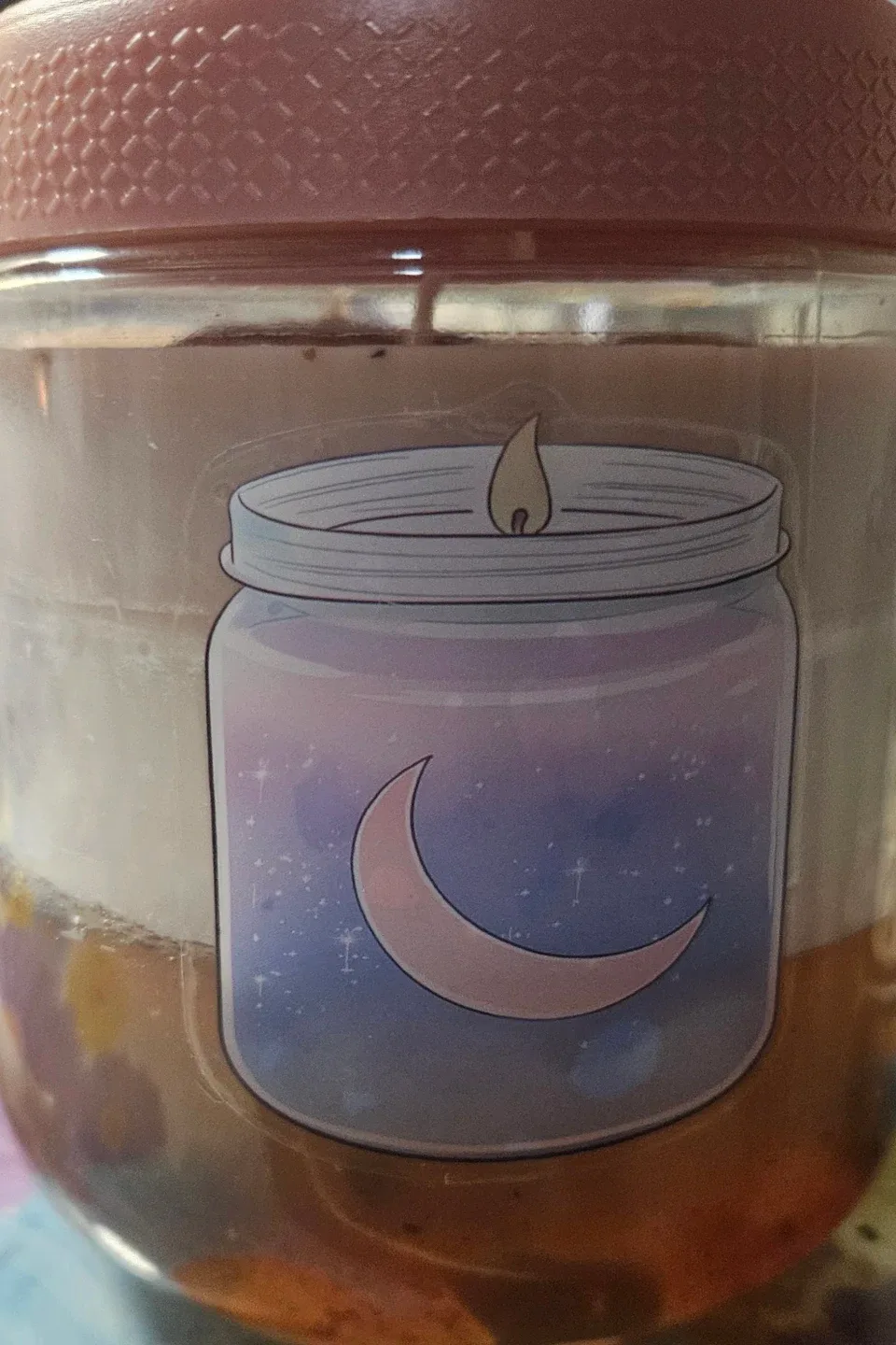 🥕  Three layer calming aromatherapy gel wax candle image indicator(2)