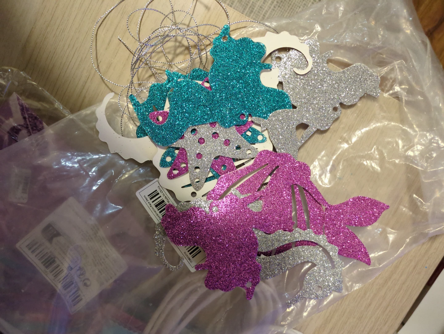Mermaid/ Ariel/ underwater theme Party Supplies Set, New