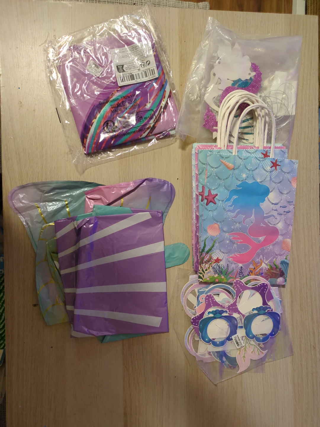 Mermaid/ Ariel/ underwater theme Party Supplies Set, New - photo 3
