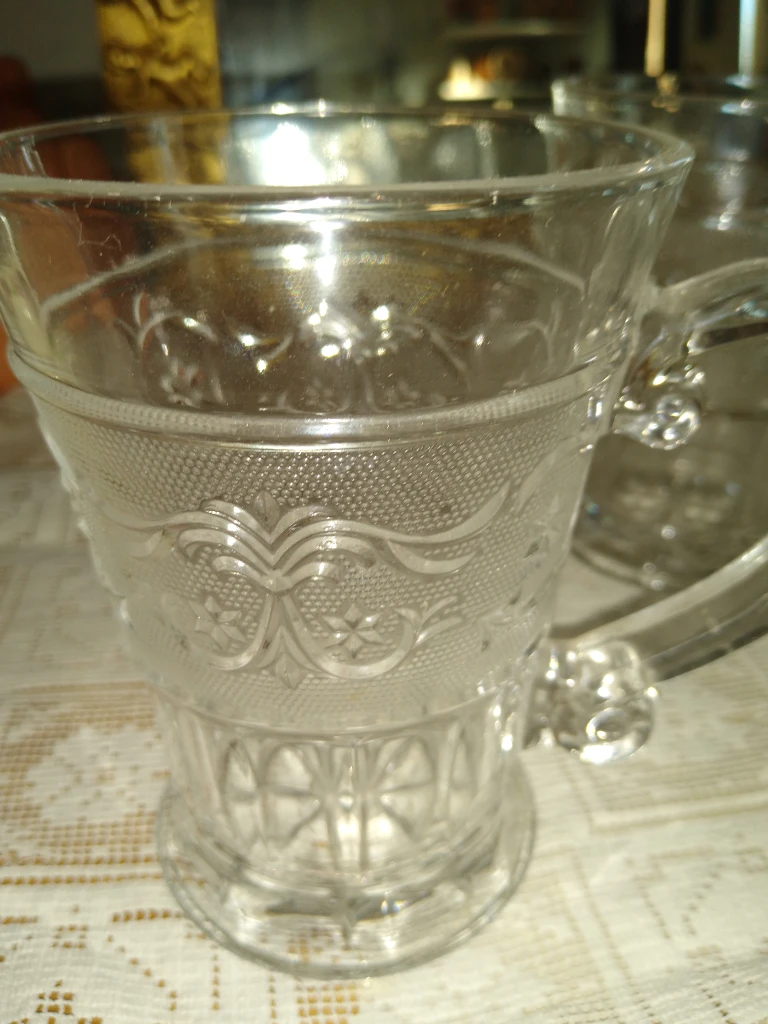 vintage Crystal Irish coffee mugs - photo 2