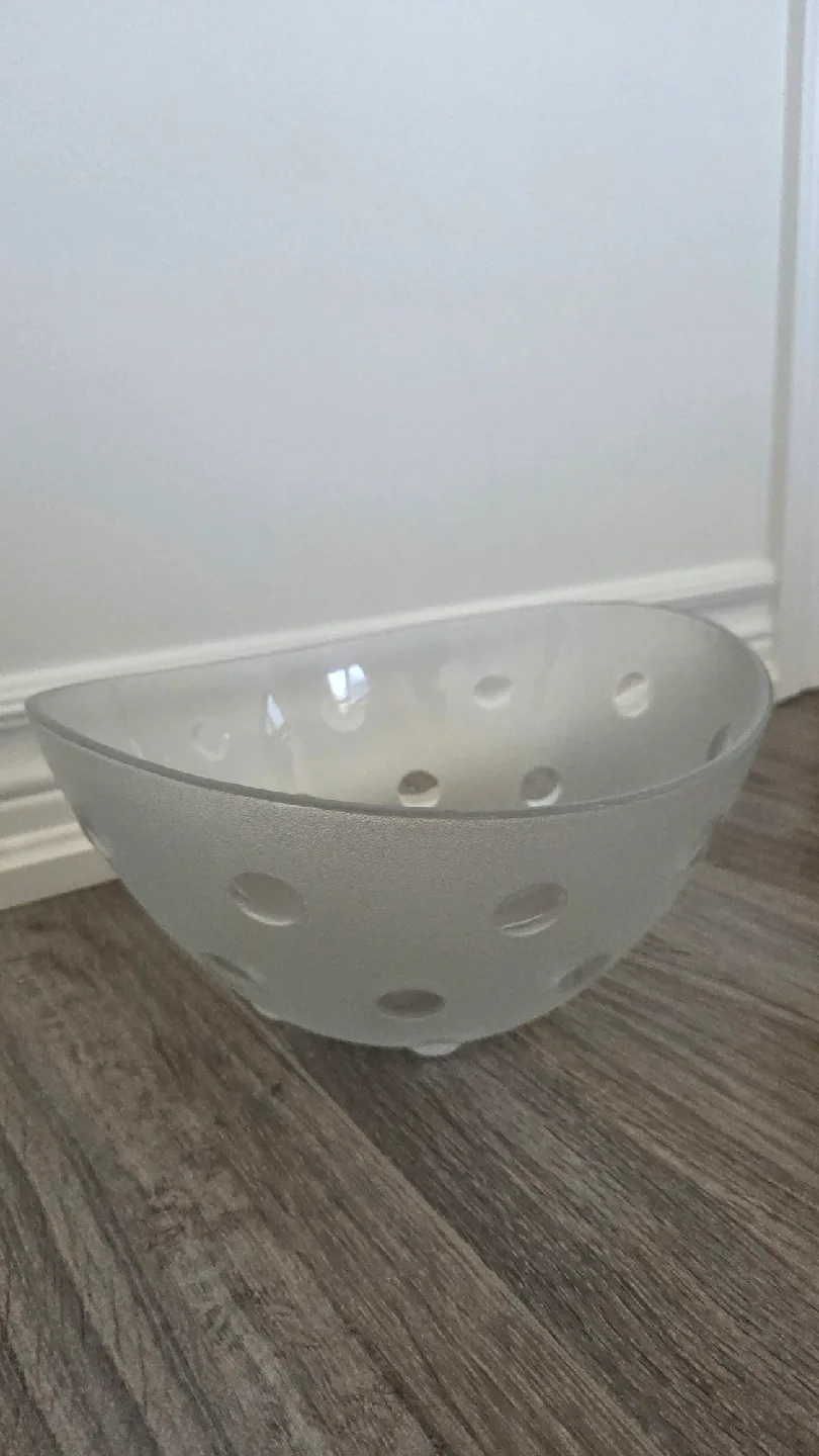 Glass Bowl with Dot Pattern image indicator(2)