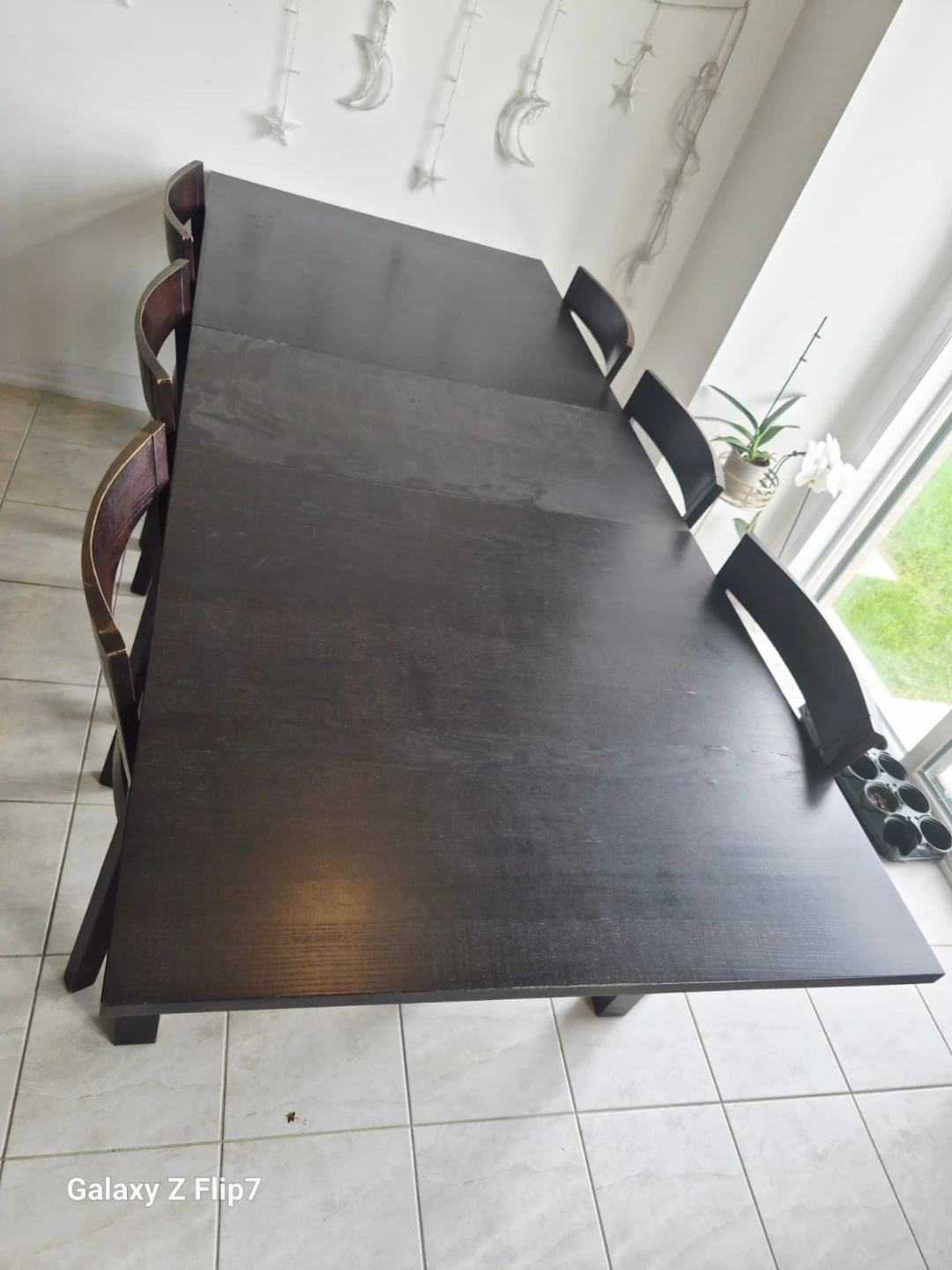Dining Table (can be a 4,6 or 8 seater) - Dark Wood - photo 4