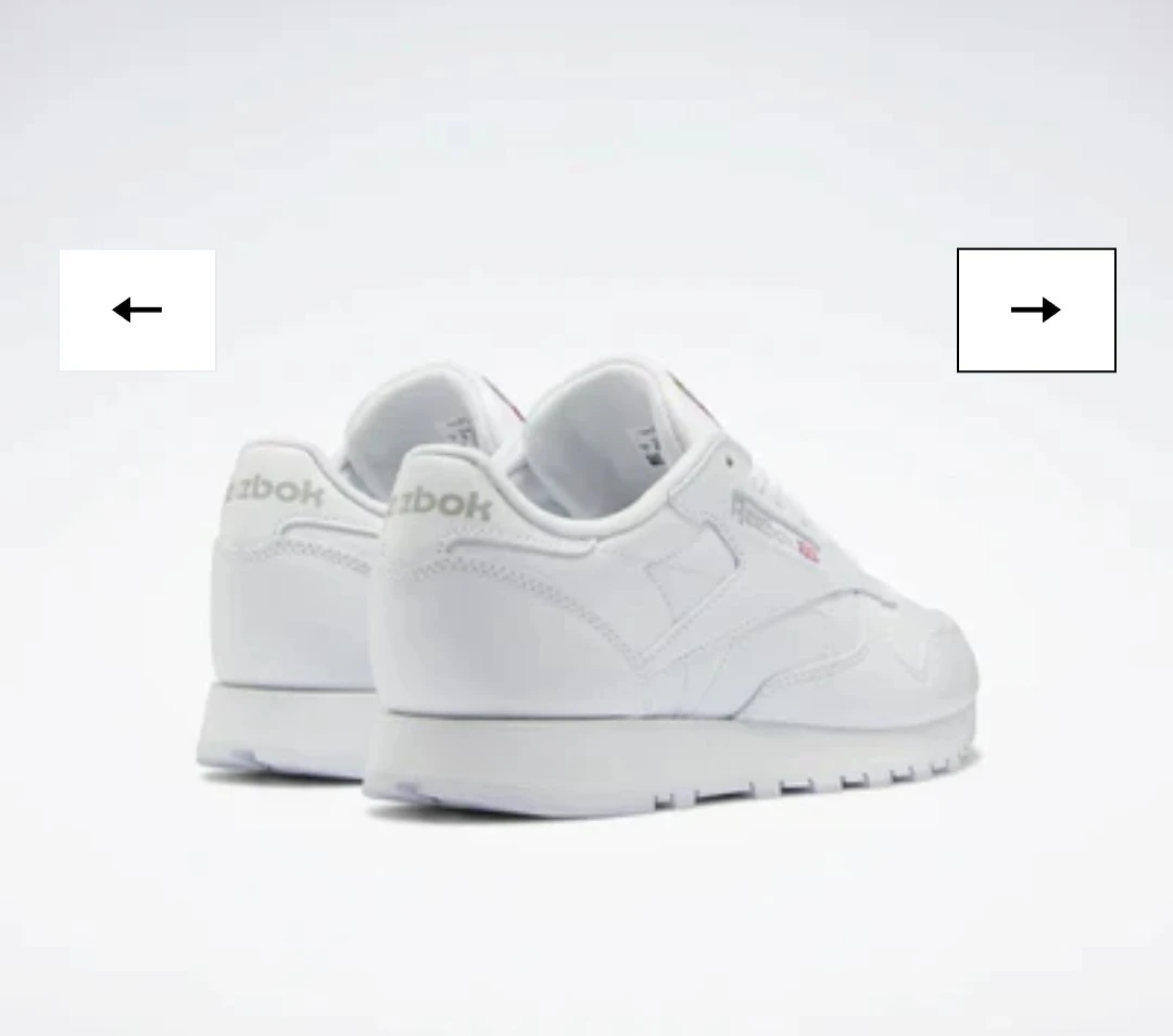 Reebok Classic Leather White Sneakers (women's size 7.5) - photo 3