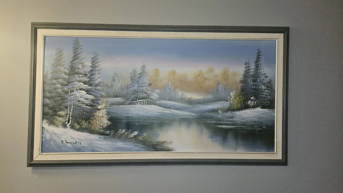 Winter Landscape Painting