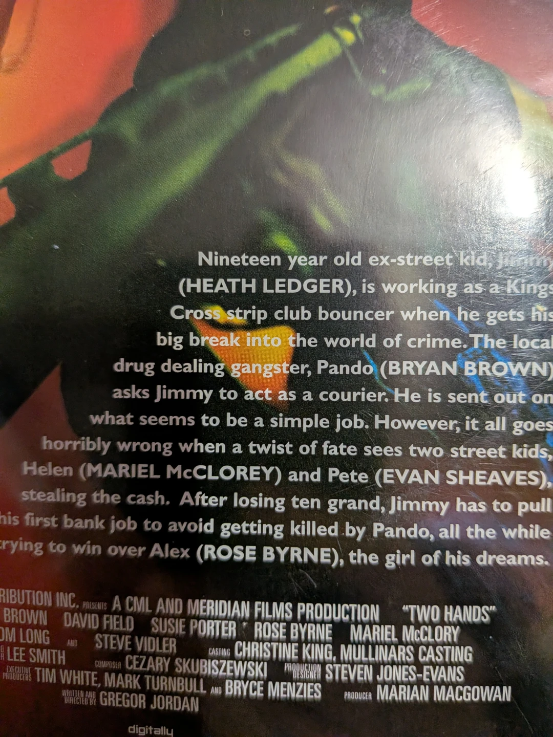 Two Hands DVD - Heath Ledger Film - photo 3