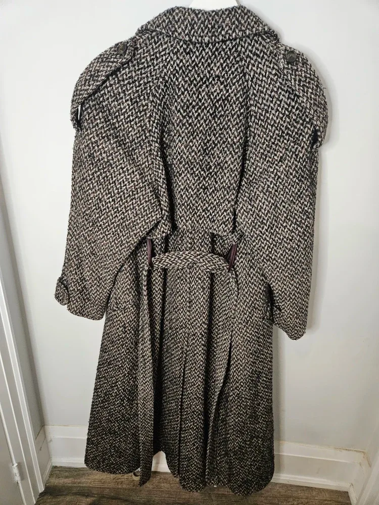 Heritage Vintage Wool Blend  Trench Coat image indicator(7)