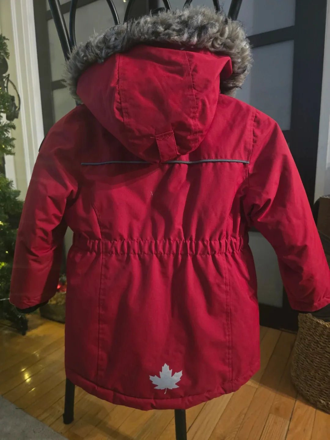 Red Kids Winter Coal | (Size: 5T) thumbnail