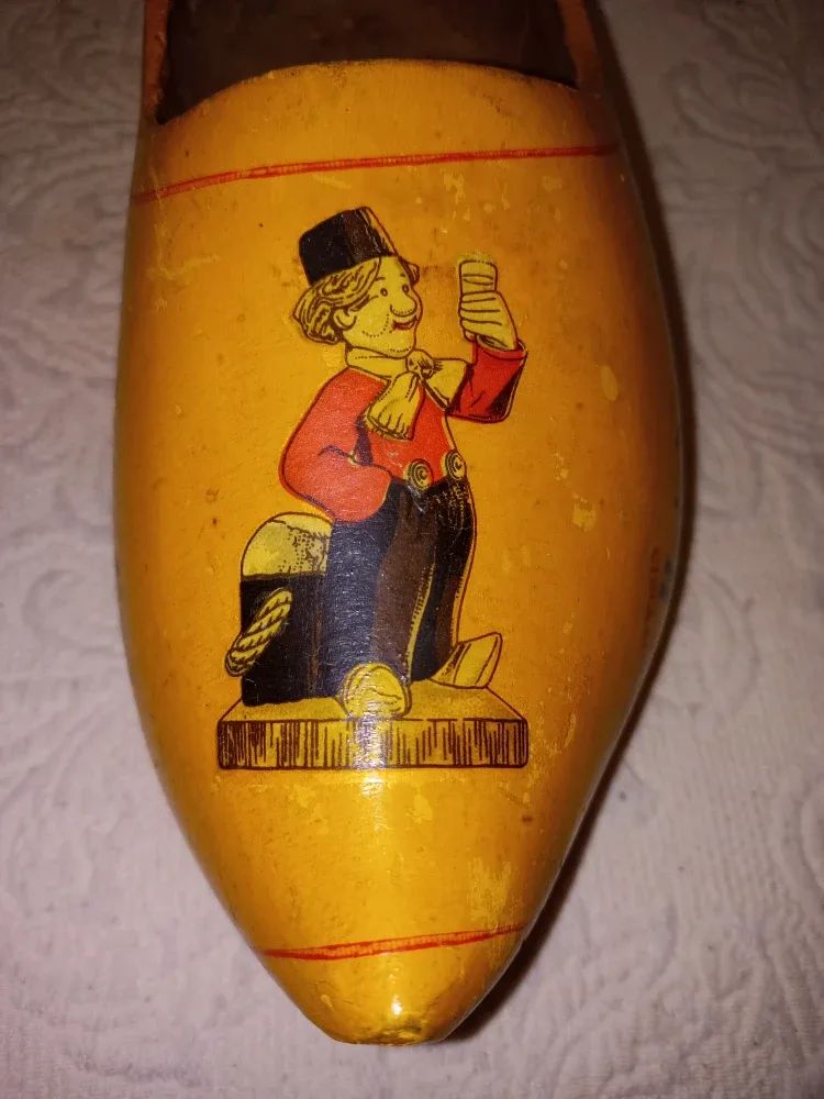 Vintage Heinken Wooden Clog - Made In Holland image indicator(2)