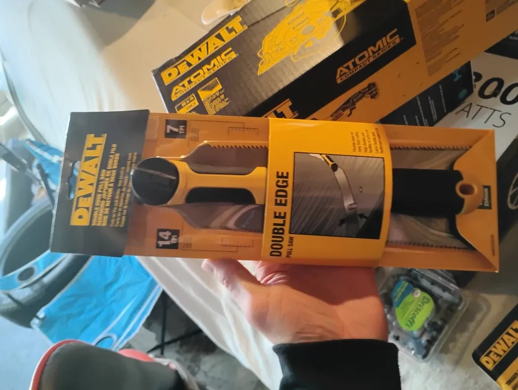 New DeWalt Double Edge Pull Saw