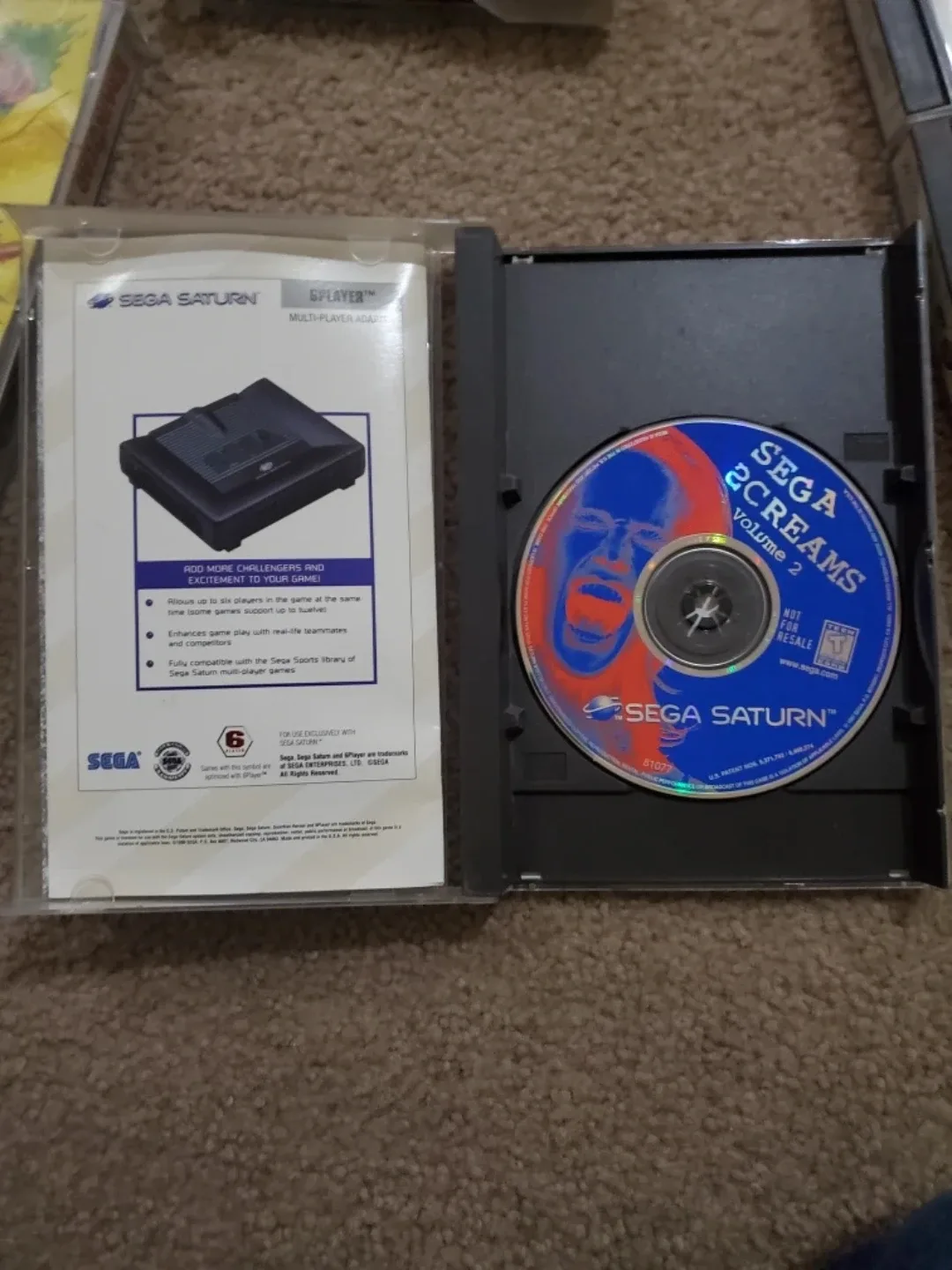 Sega Saturn Console, Games, and Accessories image indicator(8)