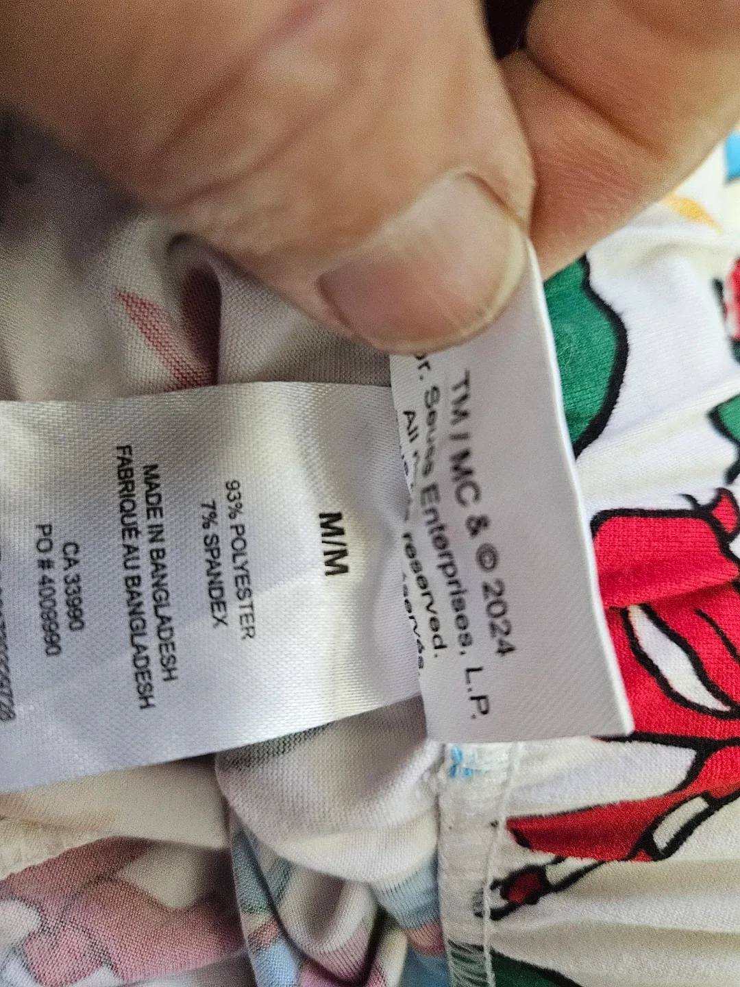 The Grinch Dr. Seuss Pajama Pants - Size M image indicator(3)