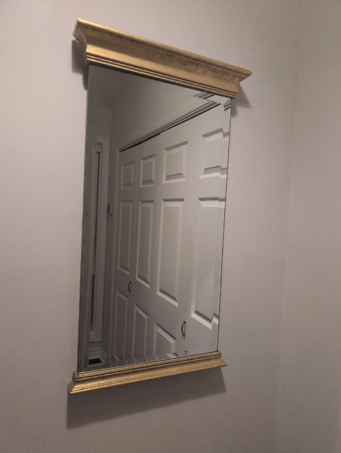 Two Gold Framed Mirrors - photo 2