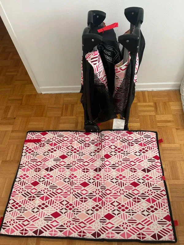 Pink Patterned Playpen image indicator(4)