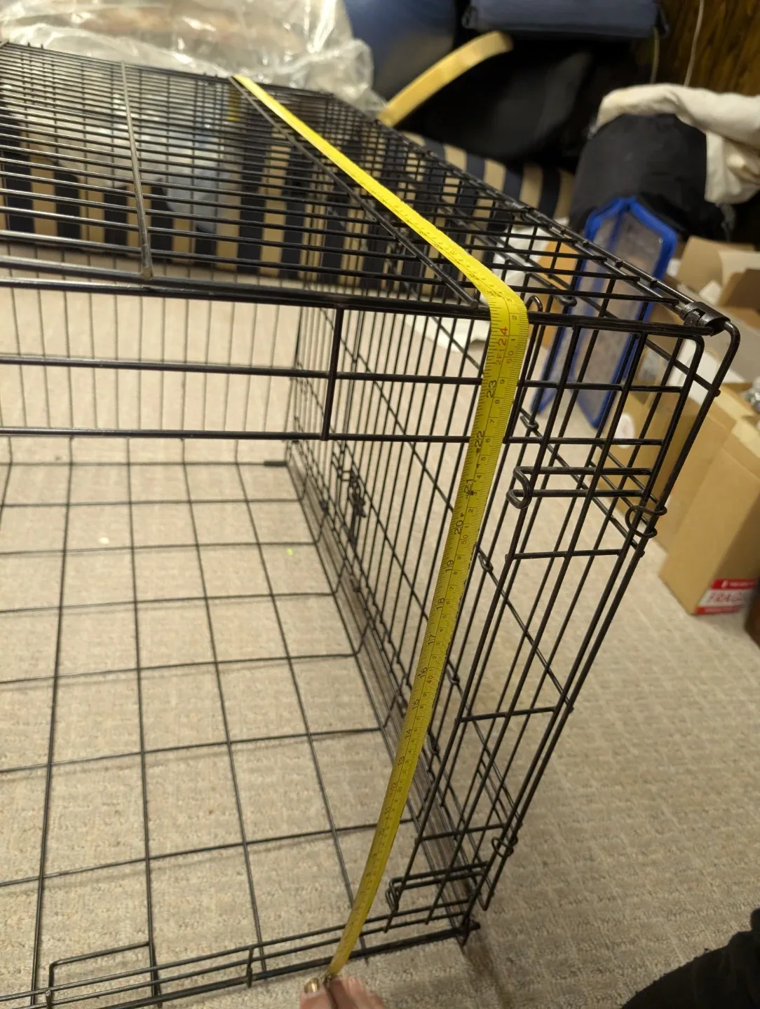 Black Dog Crate - 36" x 23" x 25" image indicator(4)