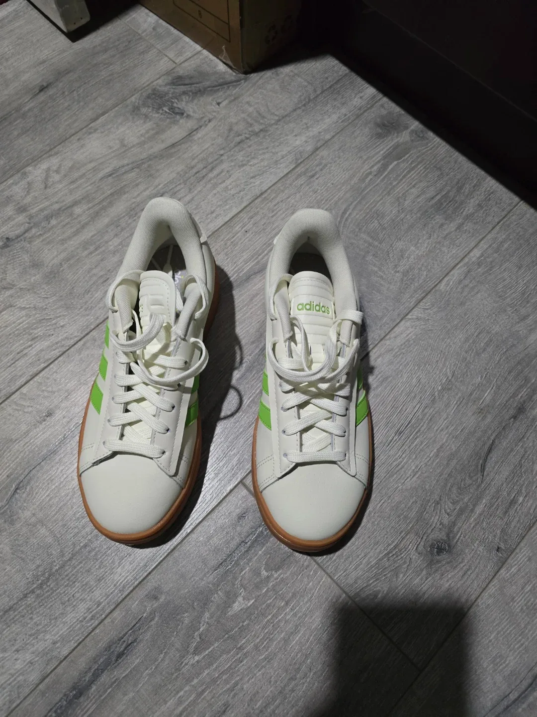 Adidas Grand Court Alpha Shoes - White/Green image indicator(2)