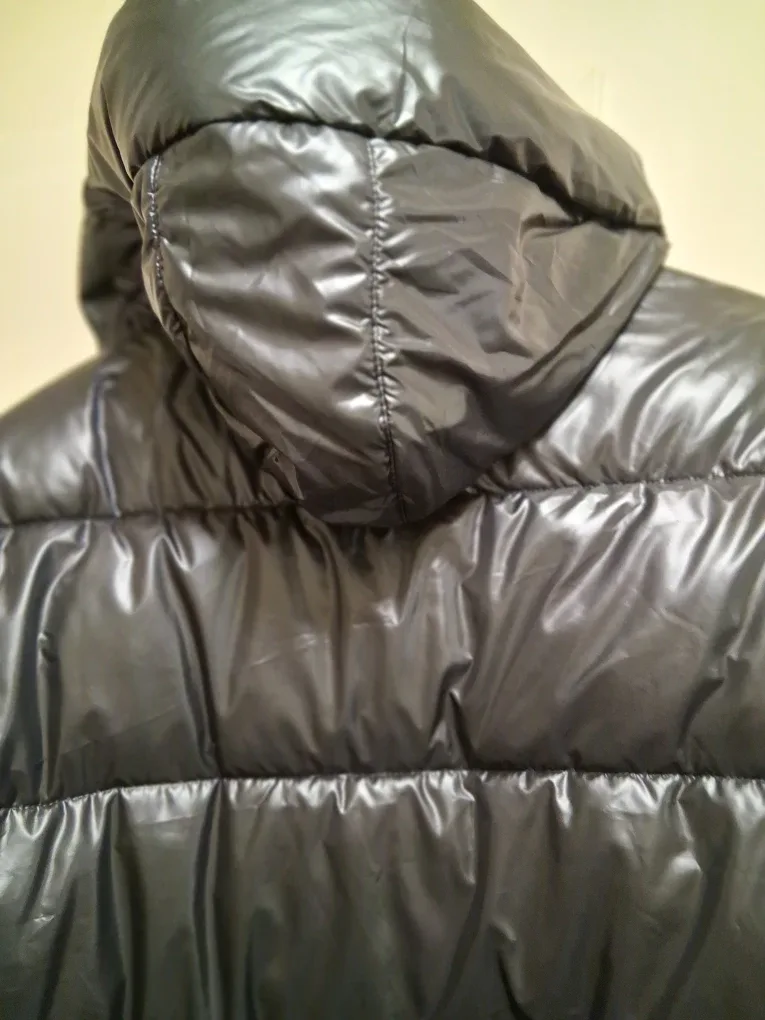 Long Black Puffer Coat image indicator(2)