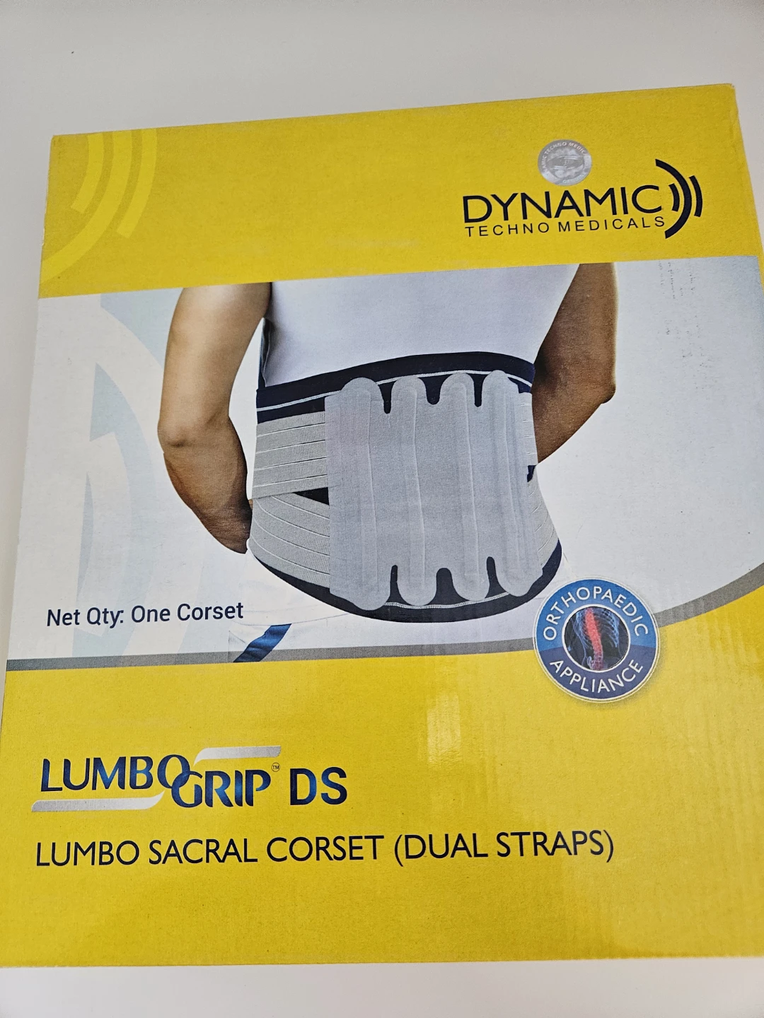 Dynamic LumboGrip DS Lumbo Sacral Corset (Dual Straps) - Size M - photo 2