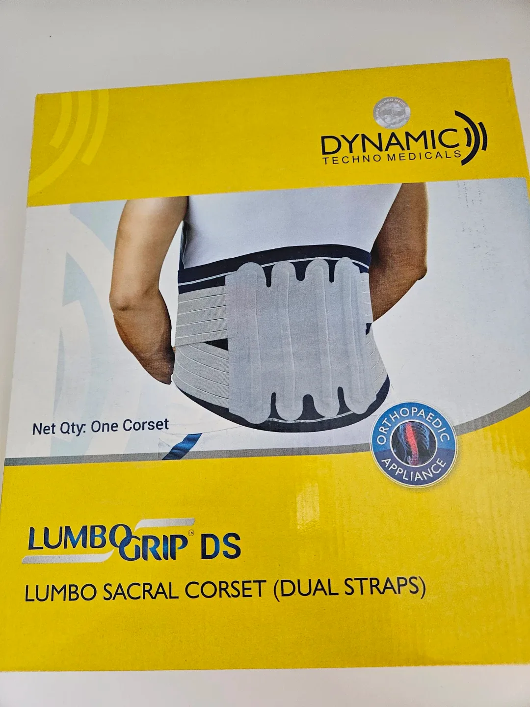 Dynamic LumboGrip DS Lumbo Sacral Corset (Dual Straps) - Size M image indicator(2)