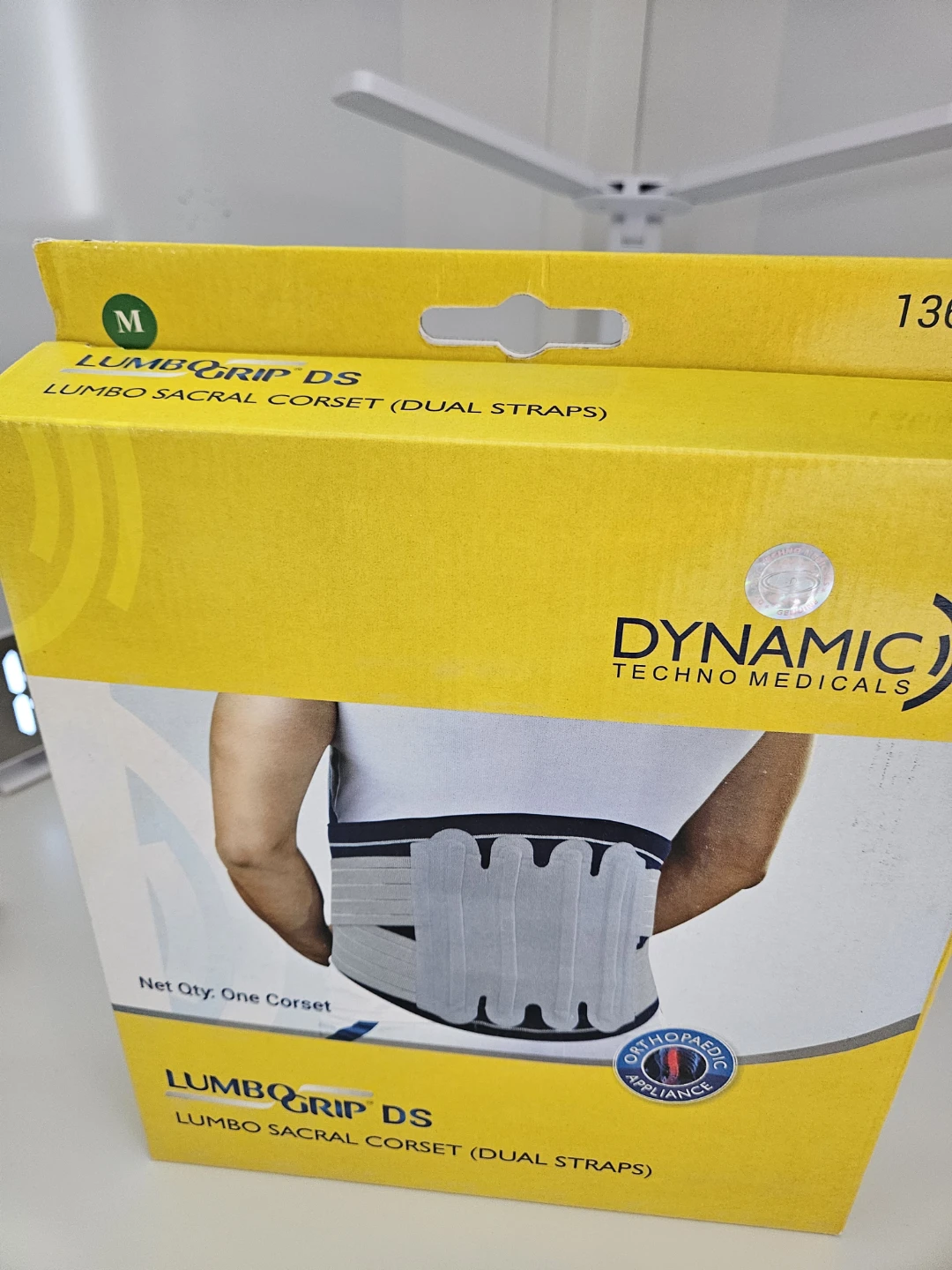 Dynamic LumboGrip DS Lumbo Sacral Corset (Dual Straps) - Size M - photo 4