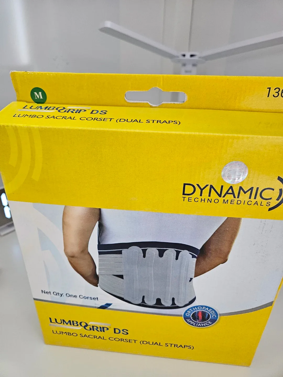 Dynamic LumboGrip DS Lumbo Sacral Corset (Dual Straps) - Size M image indicator(4)