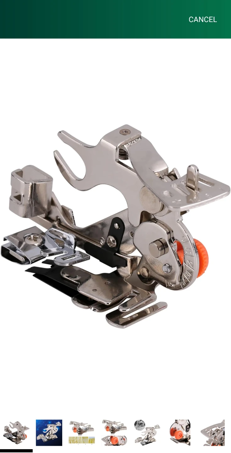 Adjustable Bias Binder Presser Foot