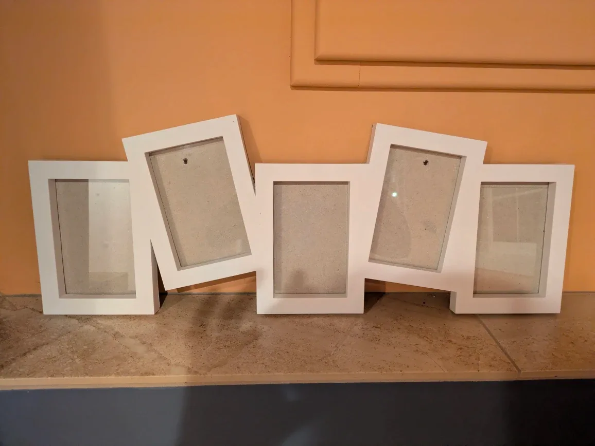 White 5-Picture Collage Frame