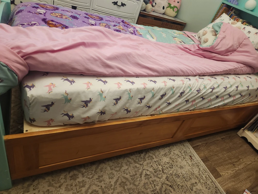 Kids Bed Frame with Storage Drawers - photo 3