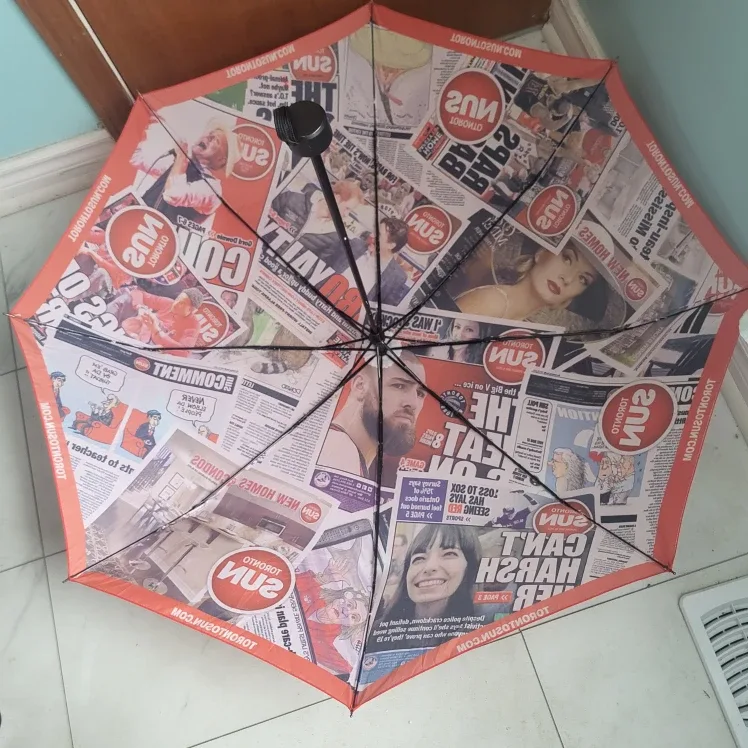 Toronto Sun Newspaper Print Umbrella image indicator(3)