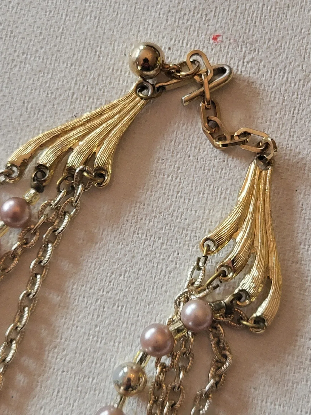 Vintage Choker Style Multi-Strand Necklace thumbnail