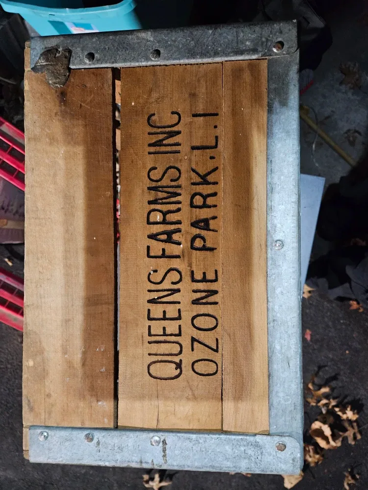 Queens Farms Inc. Wooden Crate - Ozone Park L.I. image indicator(6)