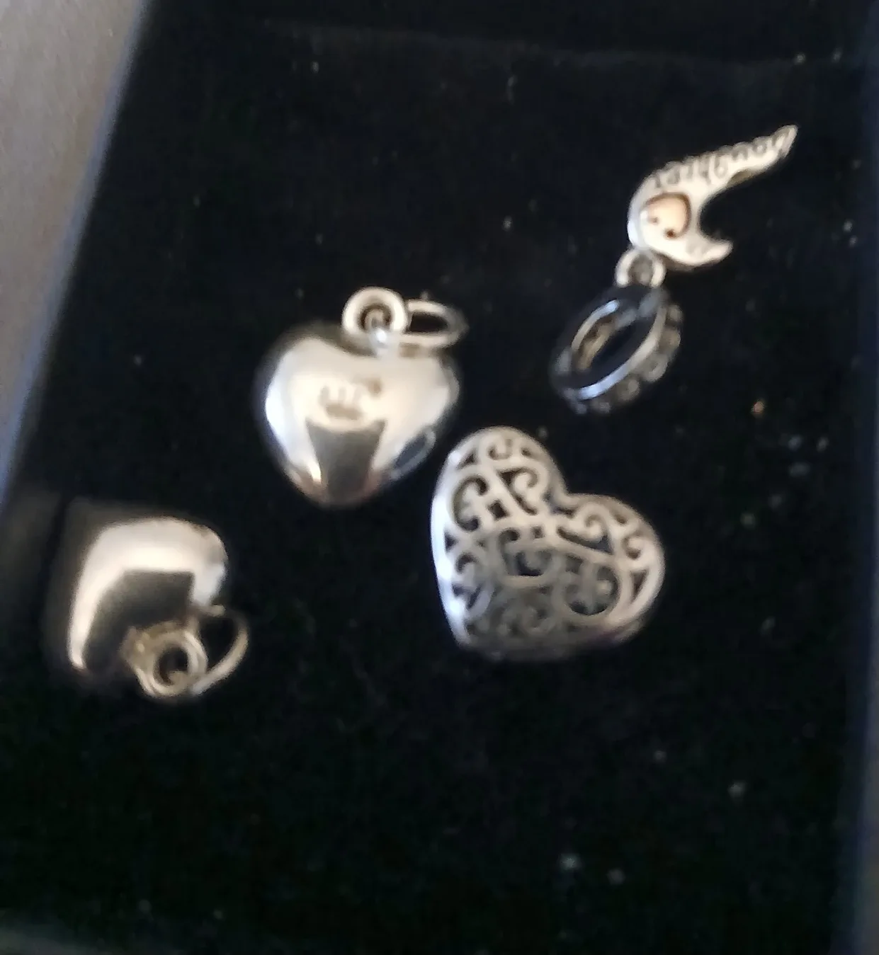 Assorted sterling silver charms image indicator(3)