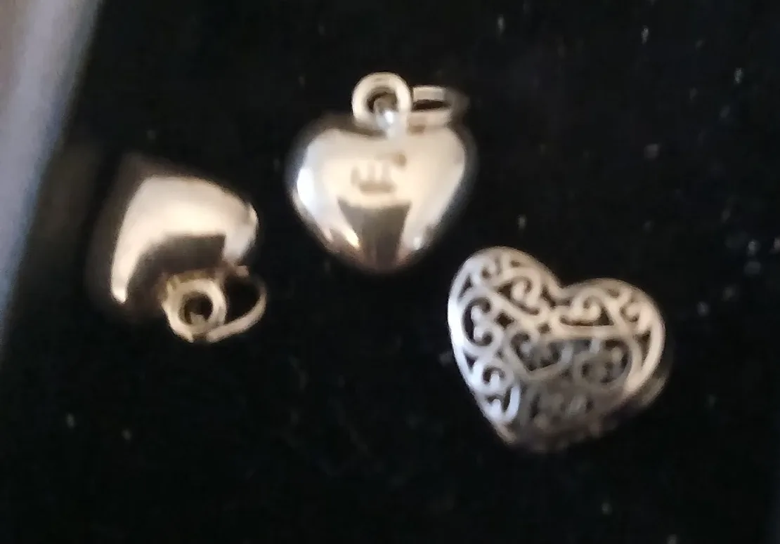 Assorted sterling silver charms image indicator(5)