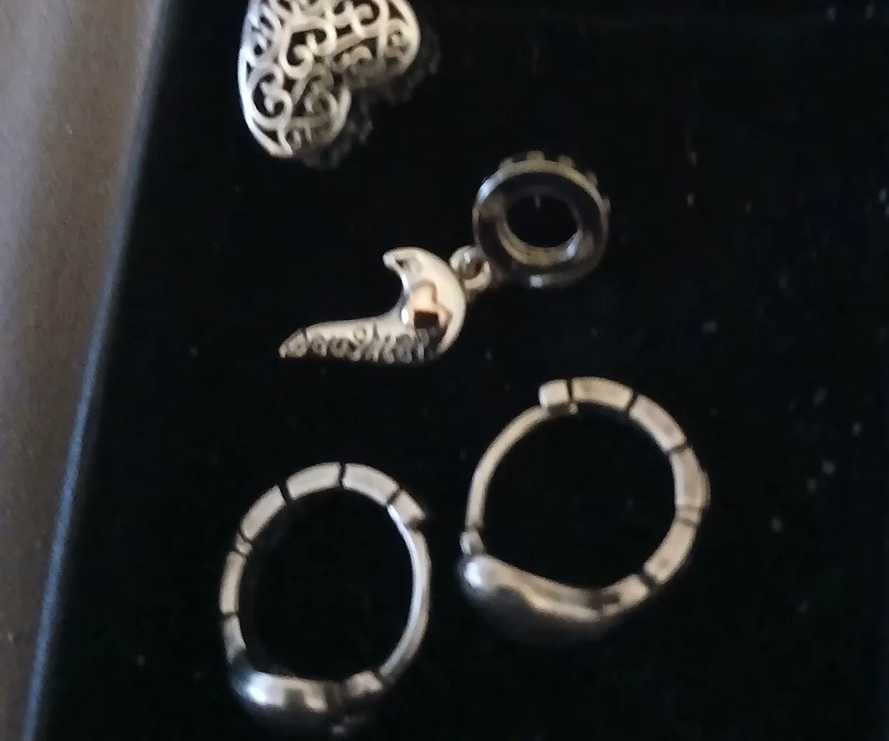 Assorted sterling silver charms image indicator(7)