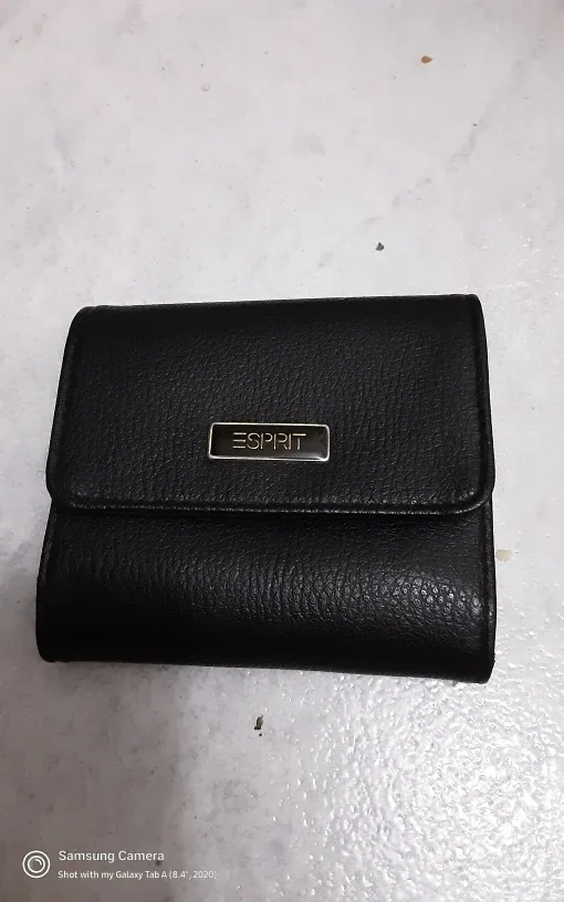 Esprit Black Leather Wallet