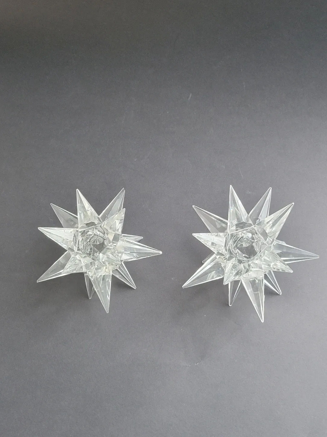 Mid Century Modern Rosenthal Starburst crystal candle holders image indicator(6)