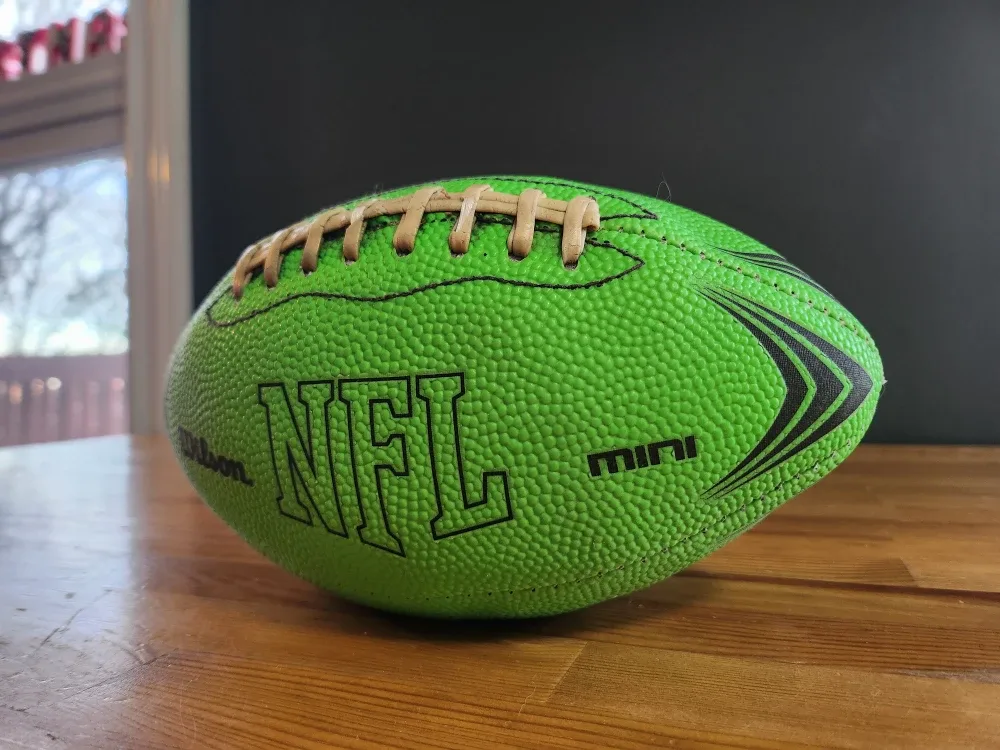 Wilson NFL Mini Footballs - Red & Green image indicator(3)