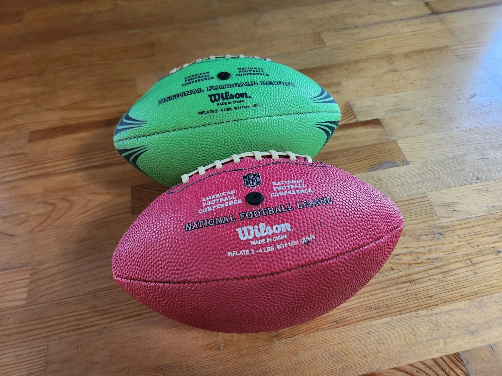 Wilson NFL Mini Footballs - Red & Green - photo 5