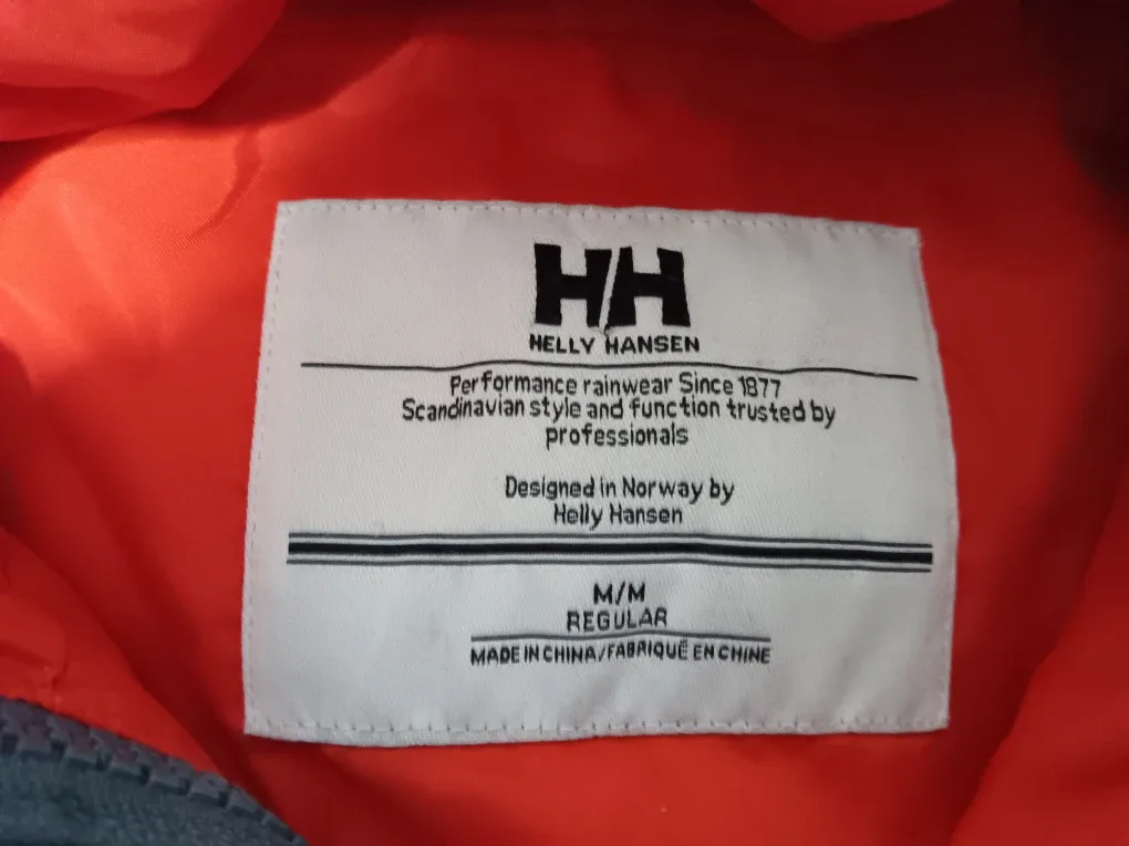 Helly Hansen Gray Rain Jacket Size M image indicator(3)