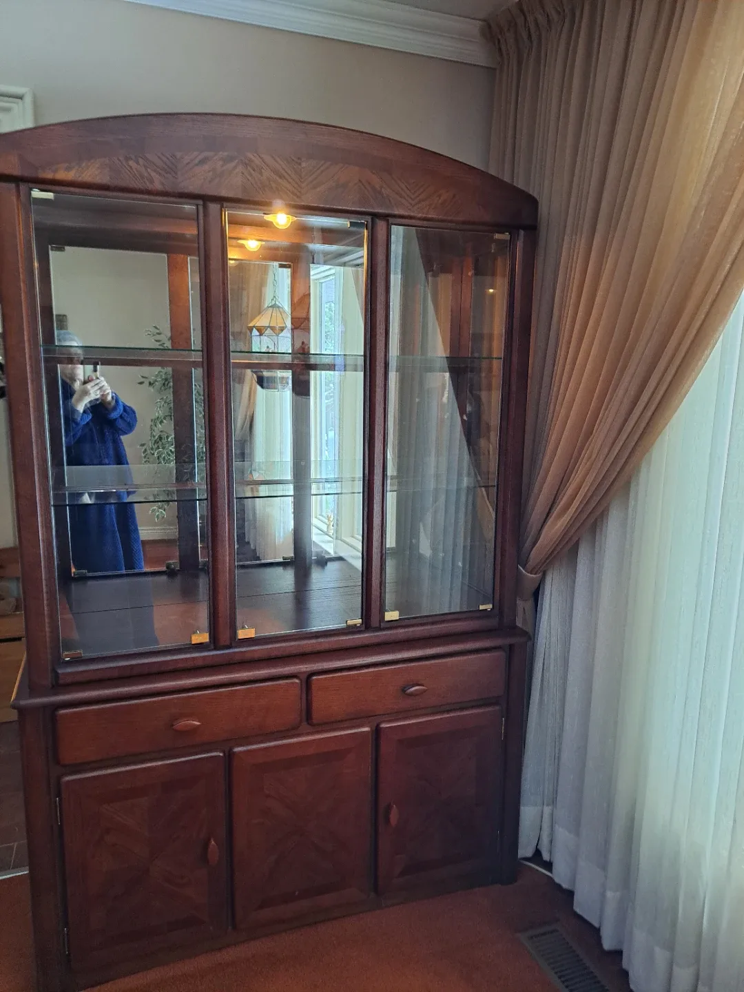 Wooden China Cabinet