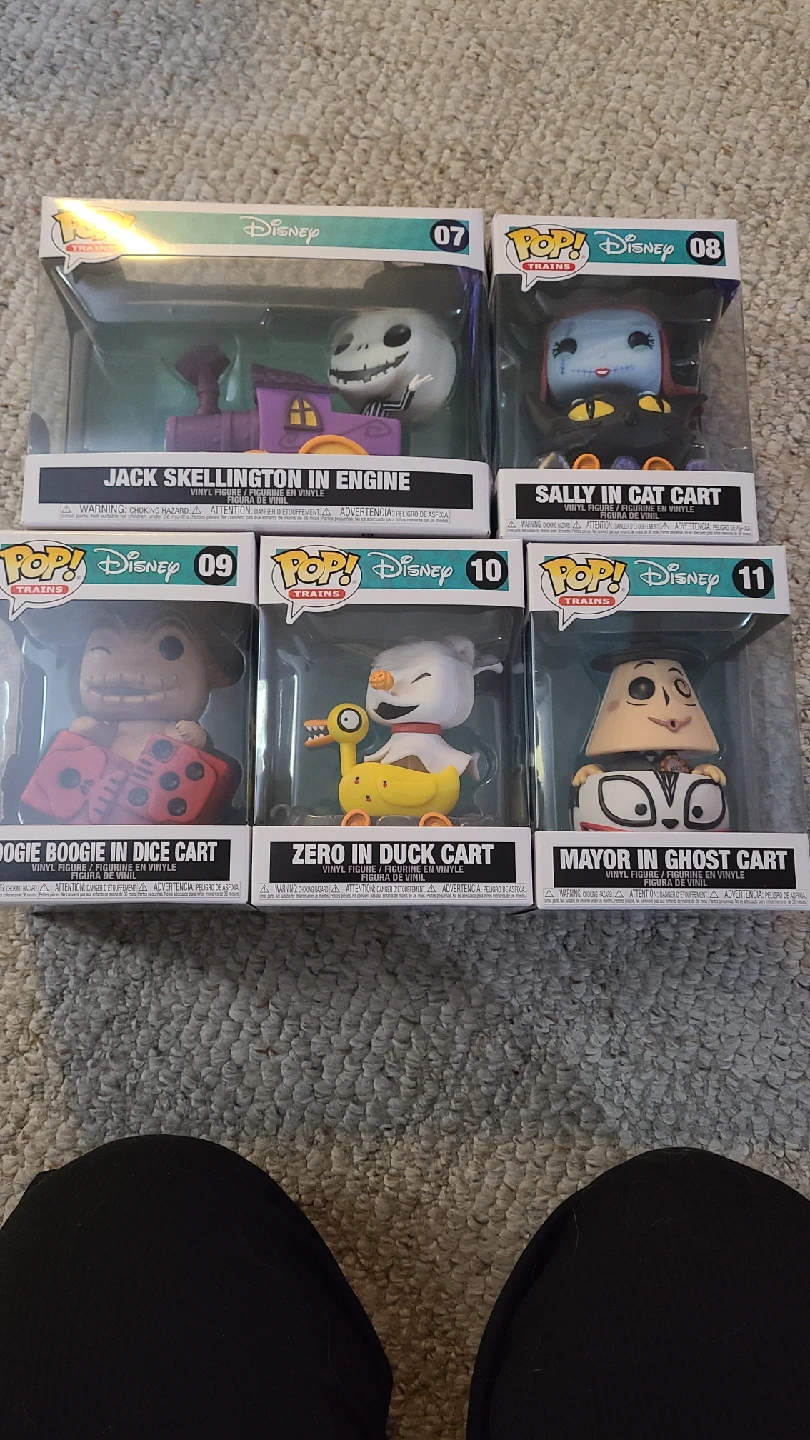 Funko Pop! Disney Trains - Nightmare Before Christmas Set