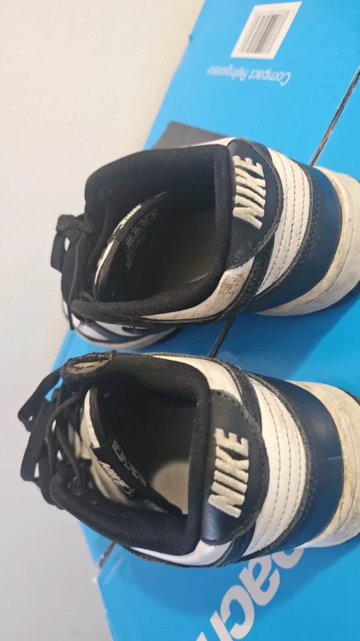 Nike Dunk Low Black White Shoes - Size 8.5