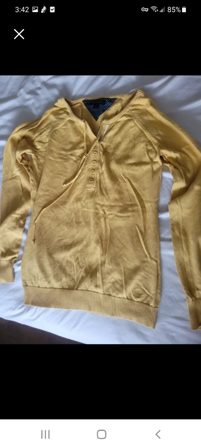 Tommy Hilfiger Yellow Long Sleeve Top thumbnail