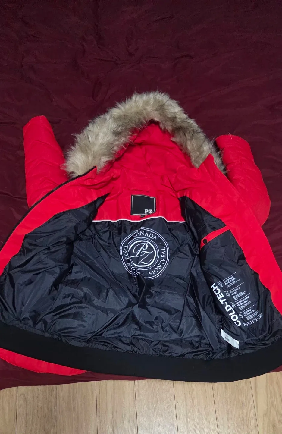 Point Zero Red Winter Jacket - Size L image indicator(2)