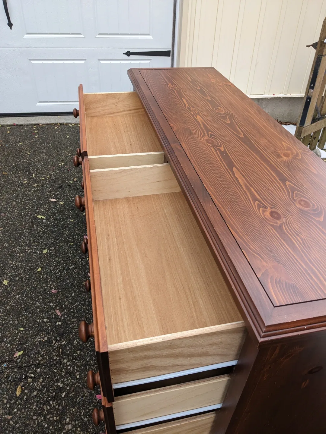 6 Drawer Lowboy Dresser in Solid Pine image indicator(7)